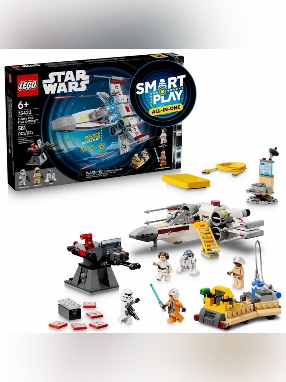 LEGO Star Wars Luke's Red Five X-Wing Set 75423 SMART Play Compatible NEW SEALED